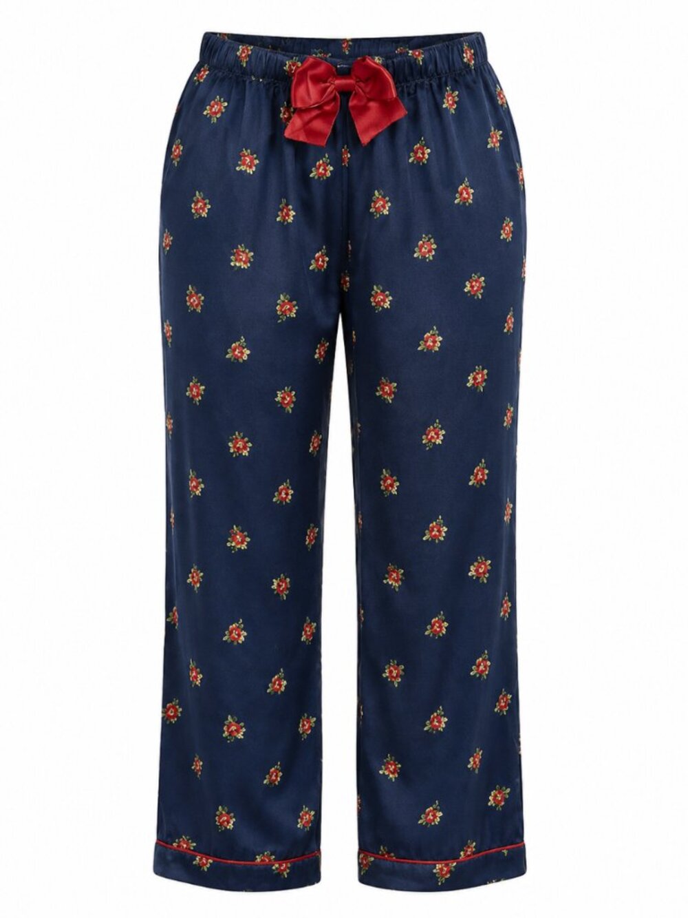 💕 Free With Purchase  Abercrombie & Fitch Navy Floral Pajama Pants S